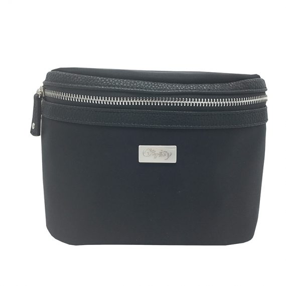 Women waist bag Large in black color