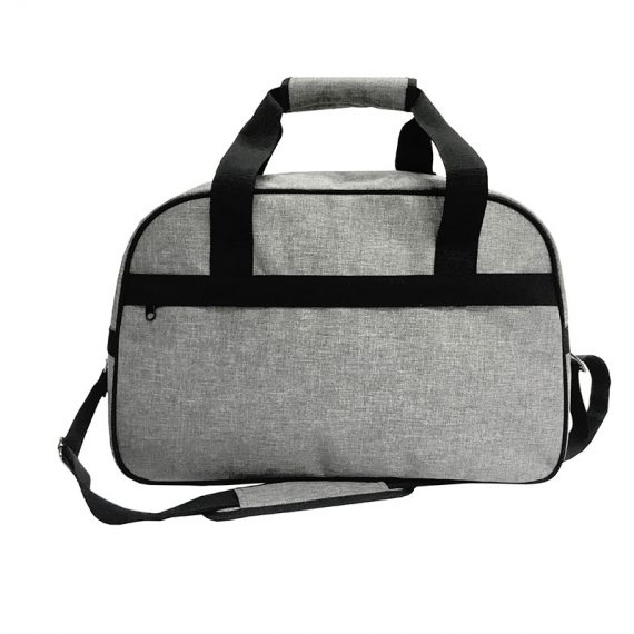 weekender bag for men in grey