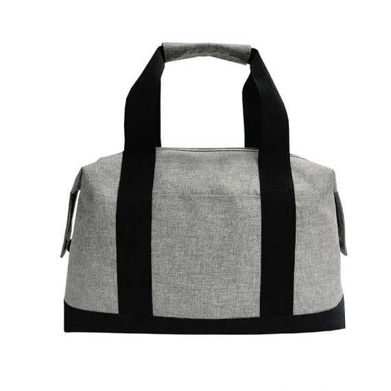 Weekender bag for men in grey