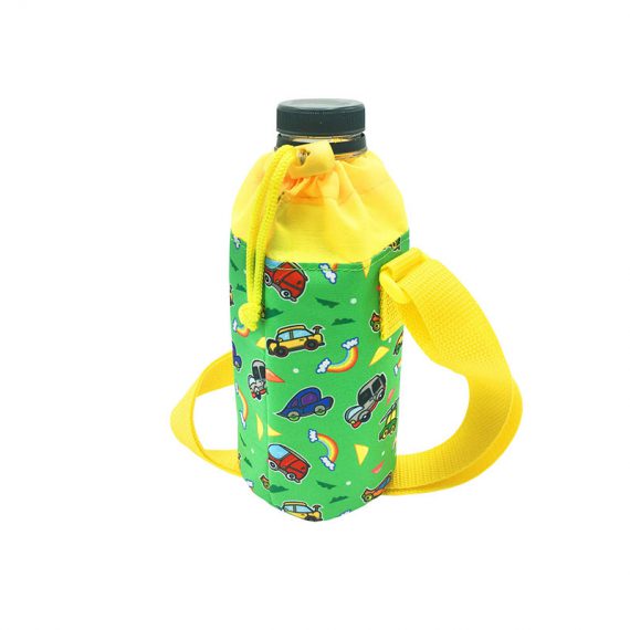 Children water bottle holder with car printing