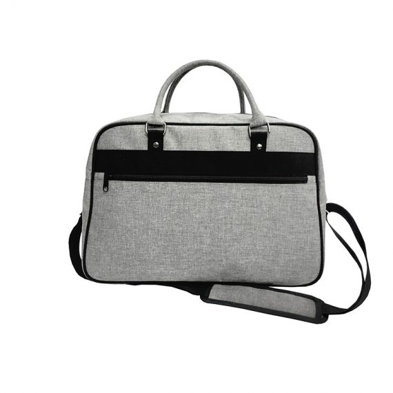 weekender bag in grey