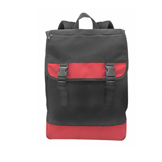 Roll Top Laptop Flap Backpack