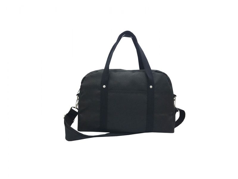 Retro Tote Bag Boston Bag in Black Front