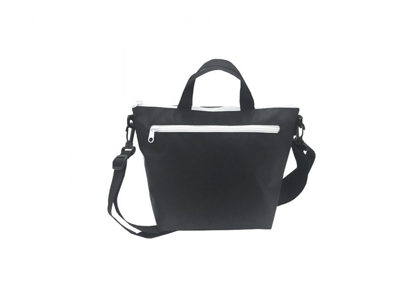 Simple Black Mini Tote Front