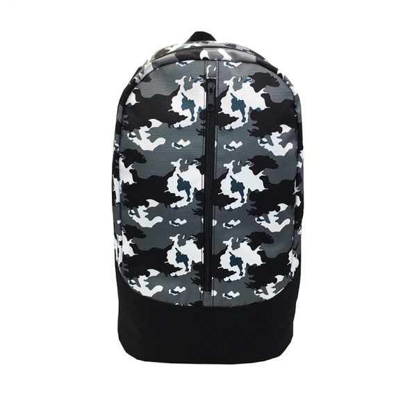 camo backpack front