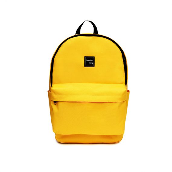 simple backpack - 20006 - yellow front