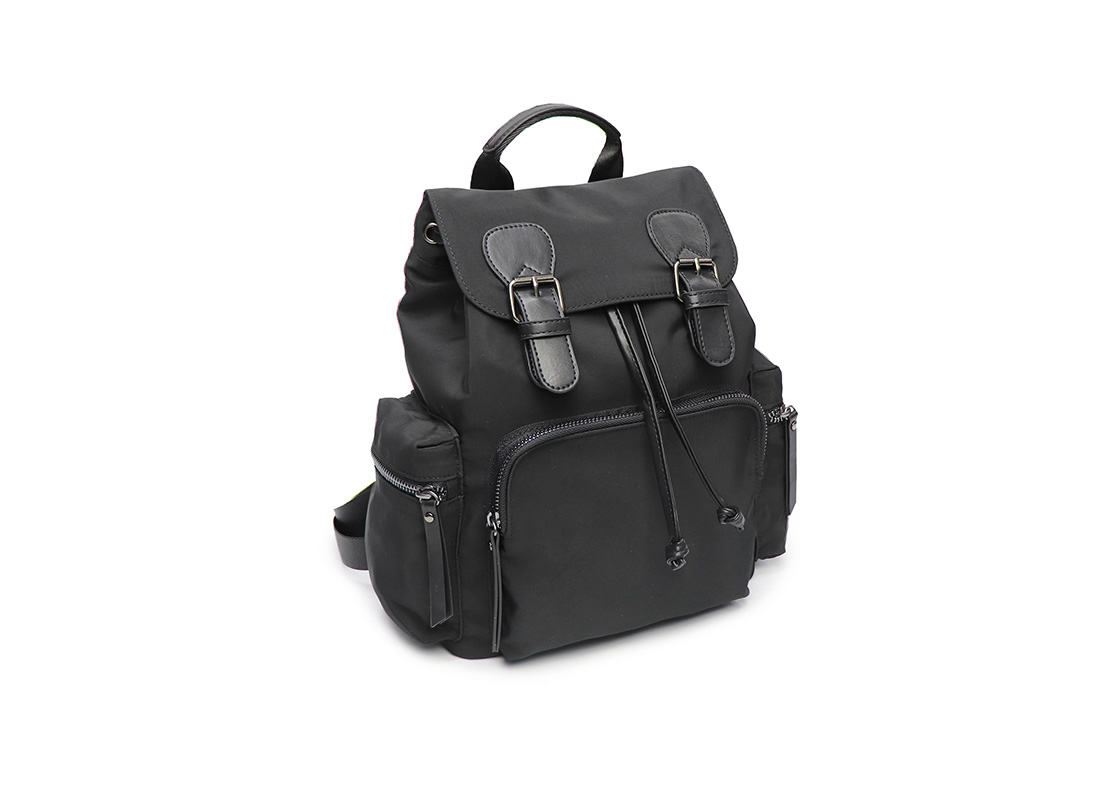 Lumin Small Backpack - 21015 - black L side