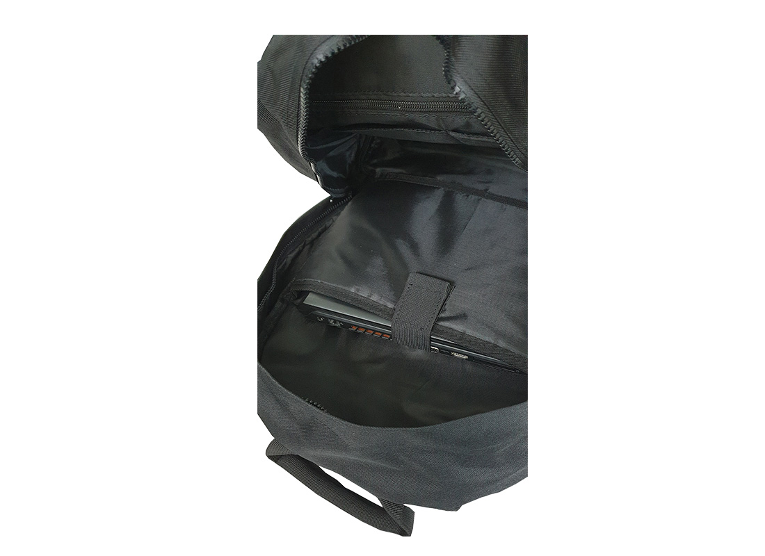 sport laptop backpack - 22016 - Black Laptop pocket