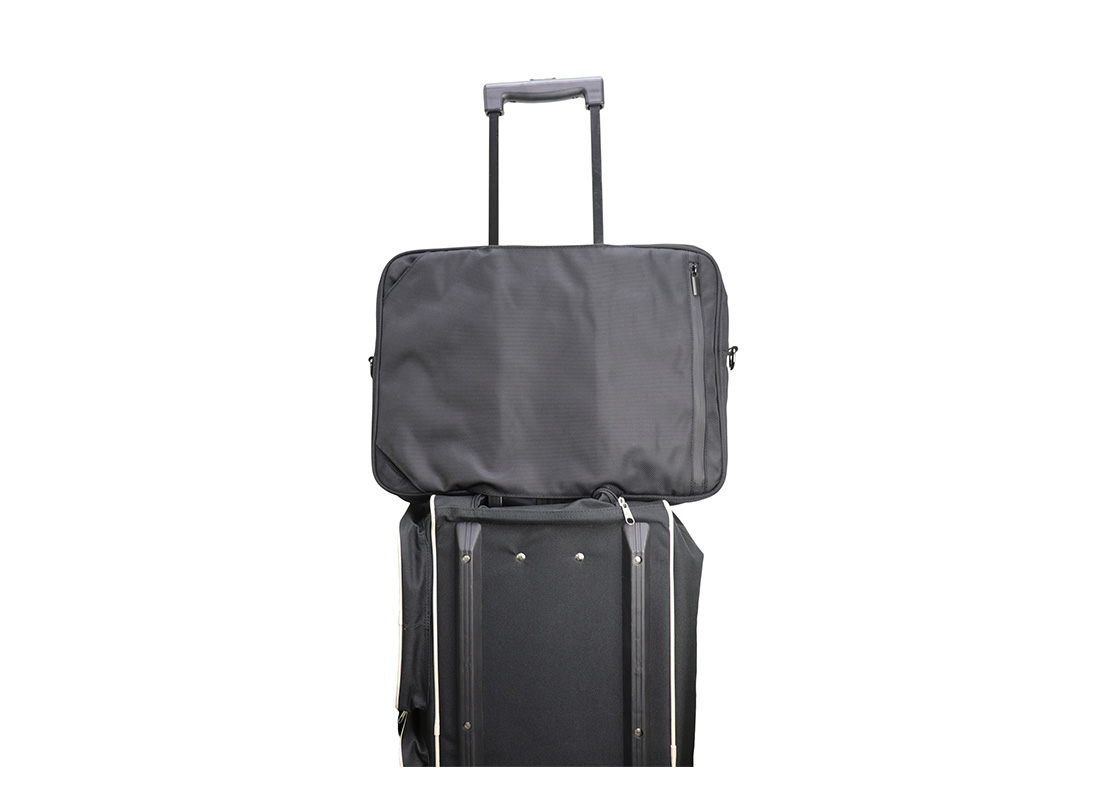 3 ways bag - 23001 - Black luggage back
