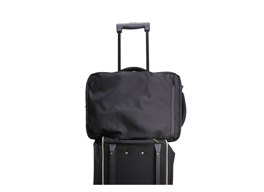 3 ways bag - 23002 - Black Luggage back