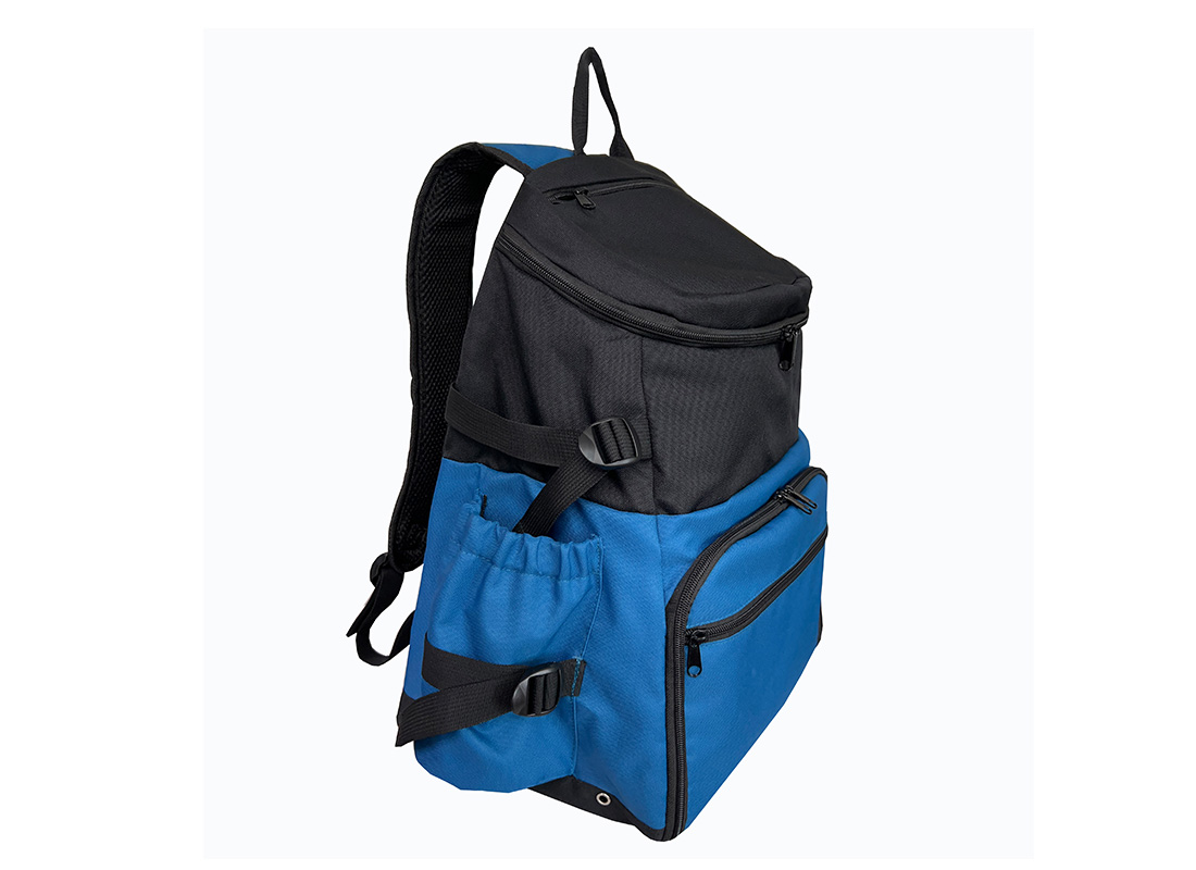 ball backpack - 23004 - blue black L side 1