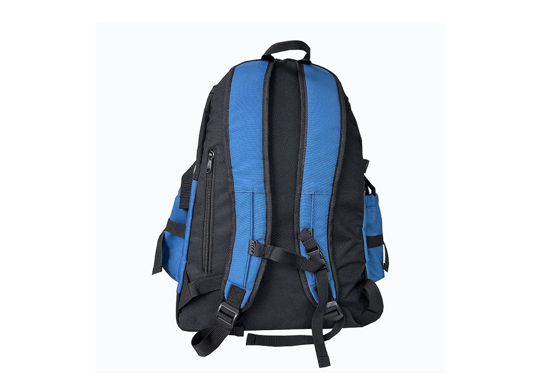 ball backpack - 23004 - blue black back